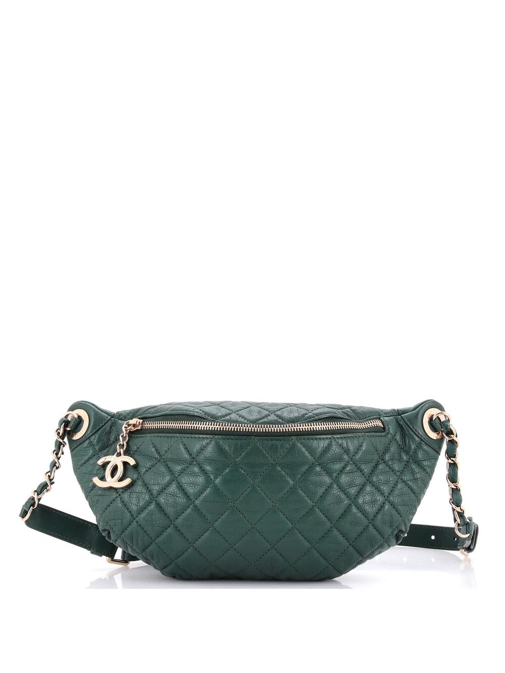 Chanel Banane Waist Bag Quilted Leather #296790C31B